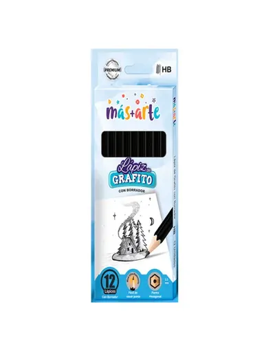 Lapiz Grafito Caja 12 U